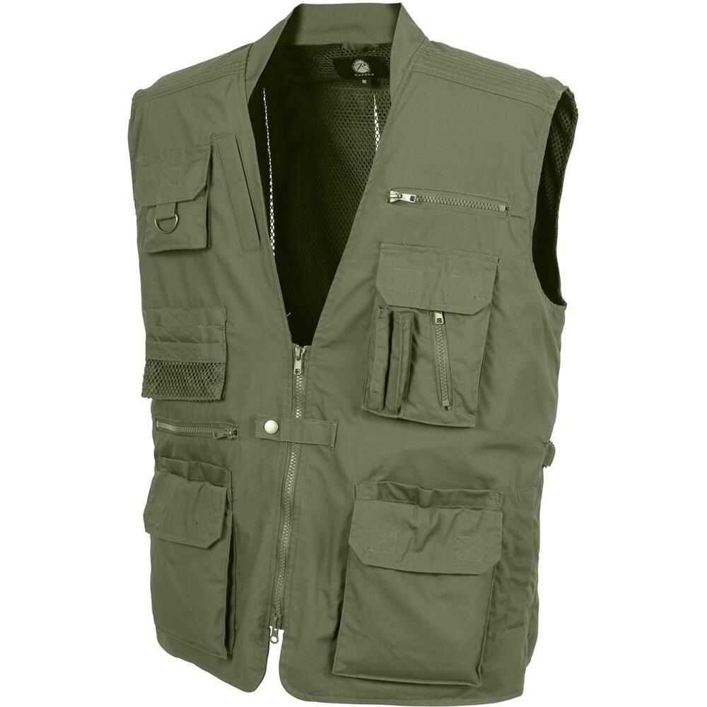 Rothco Plainclothes Concealed Carry Vest Tactical CCW Multi-Pocket Cargo Vest XL
